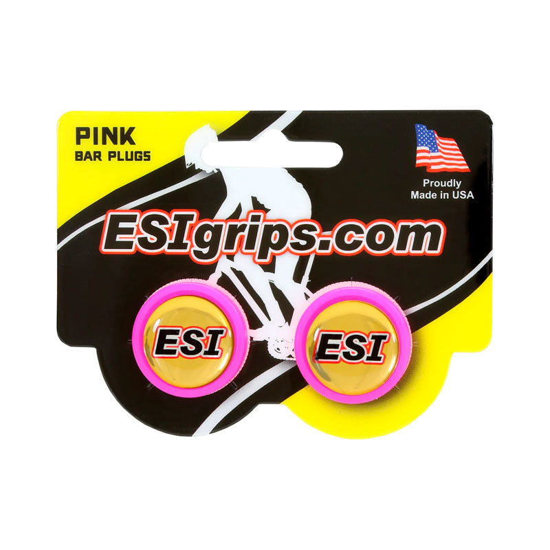 Tapones para manillar ESI GRIPS Color Rosa